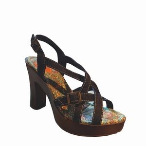 Rocket Dog denim strappy sandal. New. Size 8.